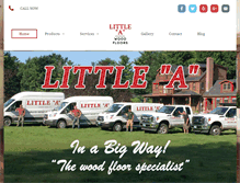 Tablet Screenshot of littleawoodfloors.com